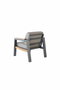 Hanah Home Leo Conjunto de Jardín Gris (3+1+1+2)